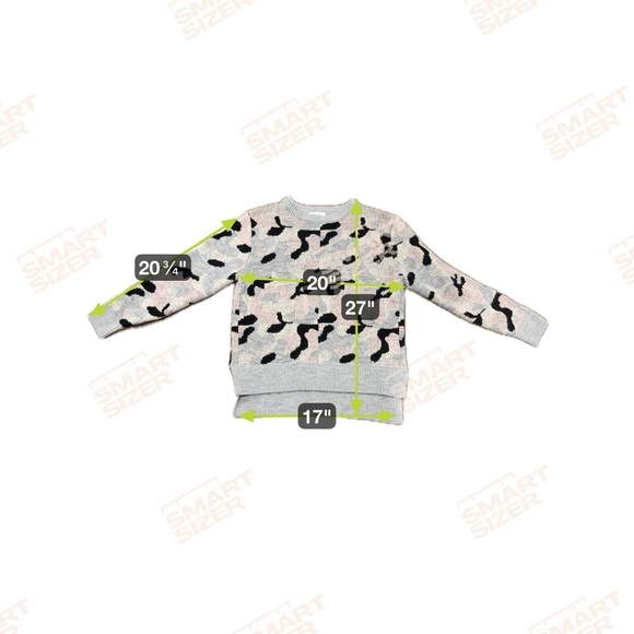 THML Leopard Print crewneck sweater with black pink leopard print size Small - Picture 5 of 8